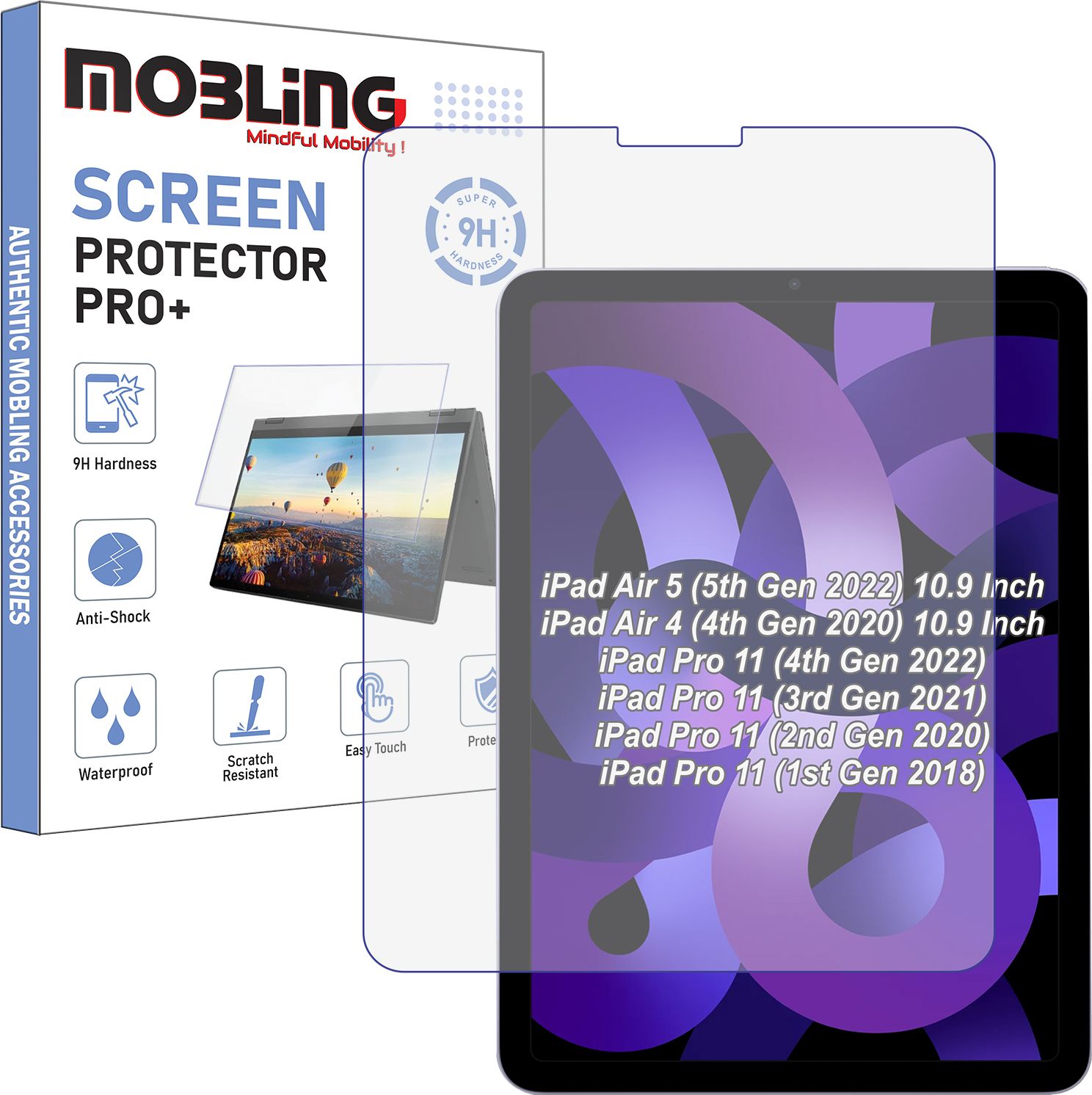 Mobling Screen Guard for iPad Pro 1st Generation, iPad Pro 11 inch (2018/2020/2021/2022/1st Gen/2nd Gen/3rd Gen/4th Gen) (A2013/A1934/A1980/A1979)-image-44