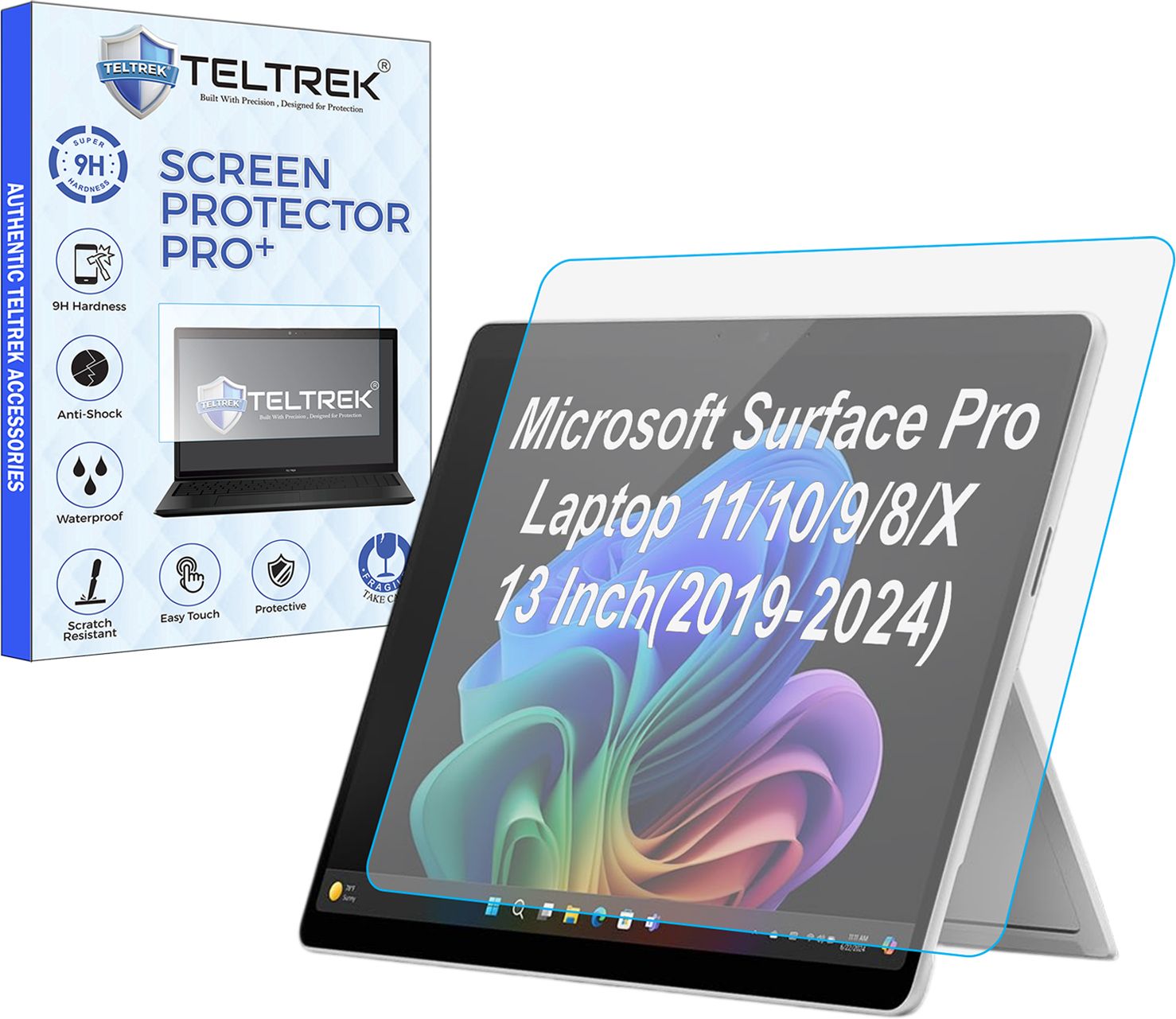 TELTREK Screen Guard for Microsoft Surface Pro 11 (11th Edition) / Pro 10 / Pro9 / Pro8 /Pro-X (13 Inch 2019-2026)-picture-10