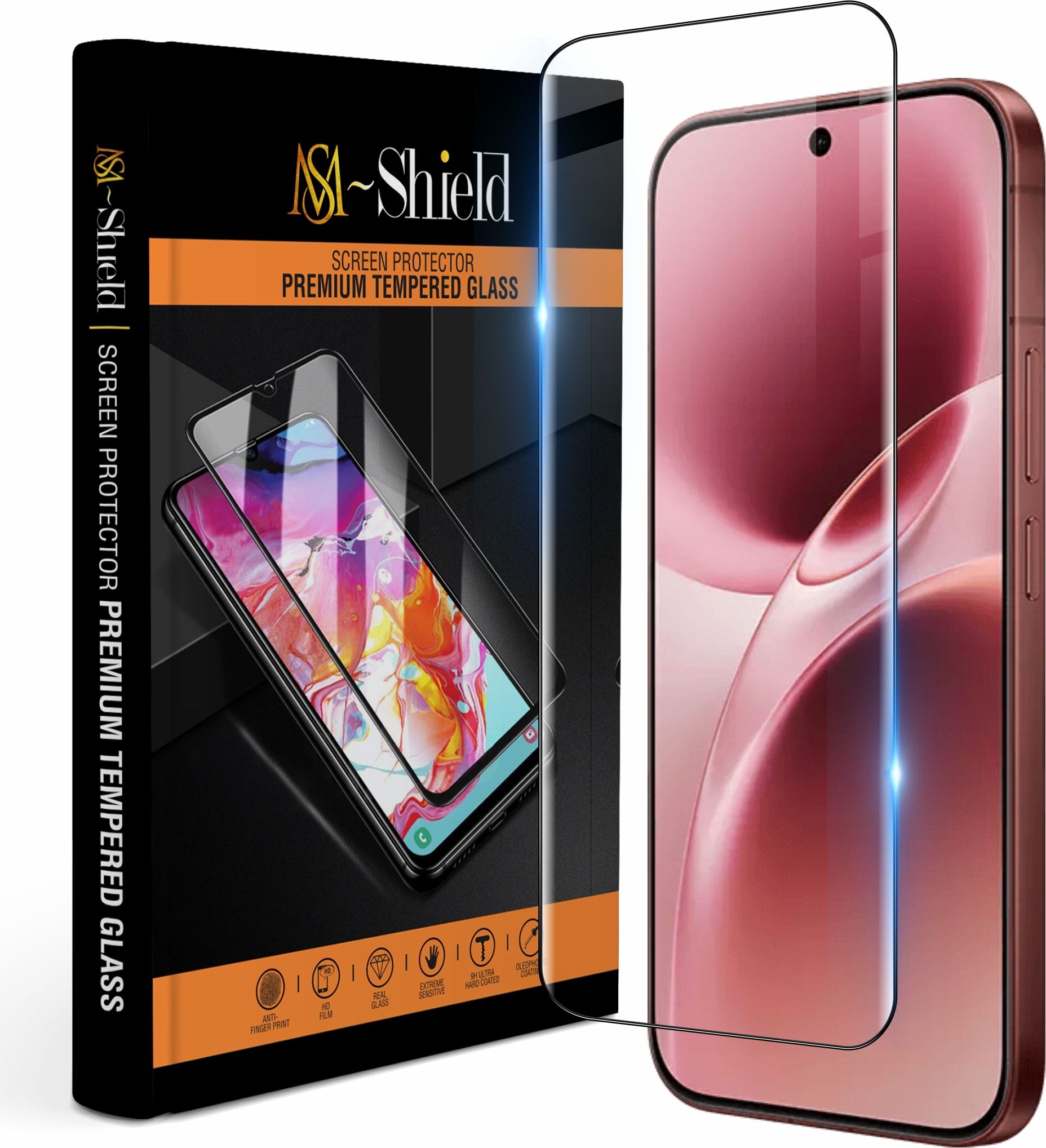 MS-Shield Tempered Glass Guard for Vivo V70 5G, Advanced HD+ Gorilla Glass Protection | 9H Hardness, Bubble-Free & Edge-to-Edge Coverage-image-14