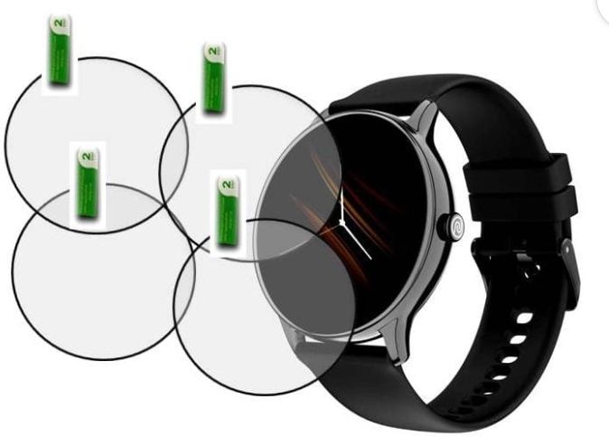DB Tempered Glass Guard for NOISE TWIST GO 1.39 SMART WATCH TEMPERED GLASS (PACK OF 4)