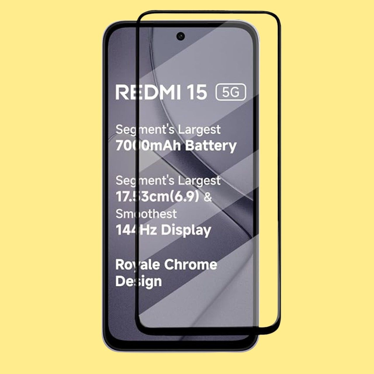 GORILLA FIVE Edge To Edge Tempered Glass for Redmi 15 5G-image-21