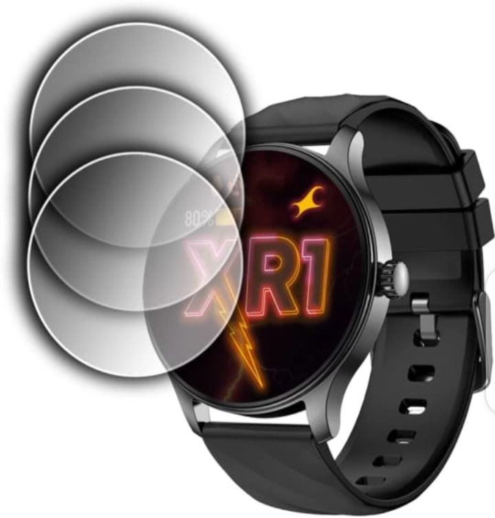DB Tempered Glass Guard for FASTRACK REVOLTT XR1 SMART WATCH TEMPERED GLASS ( PACK OF 3)-image-30