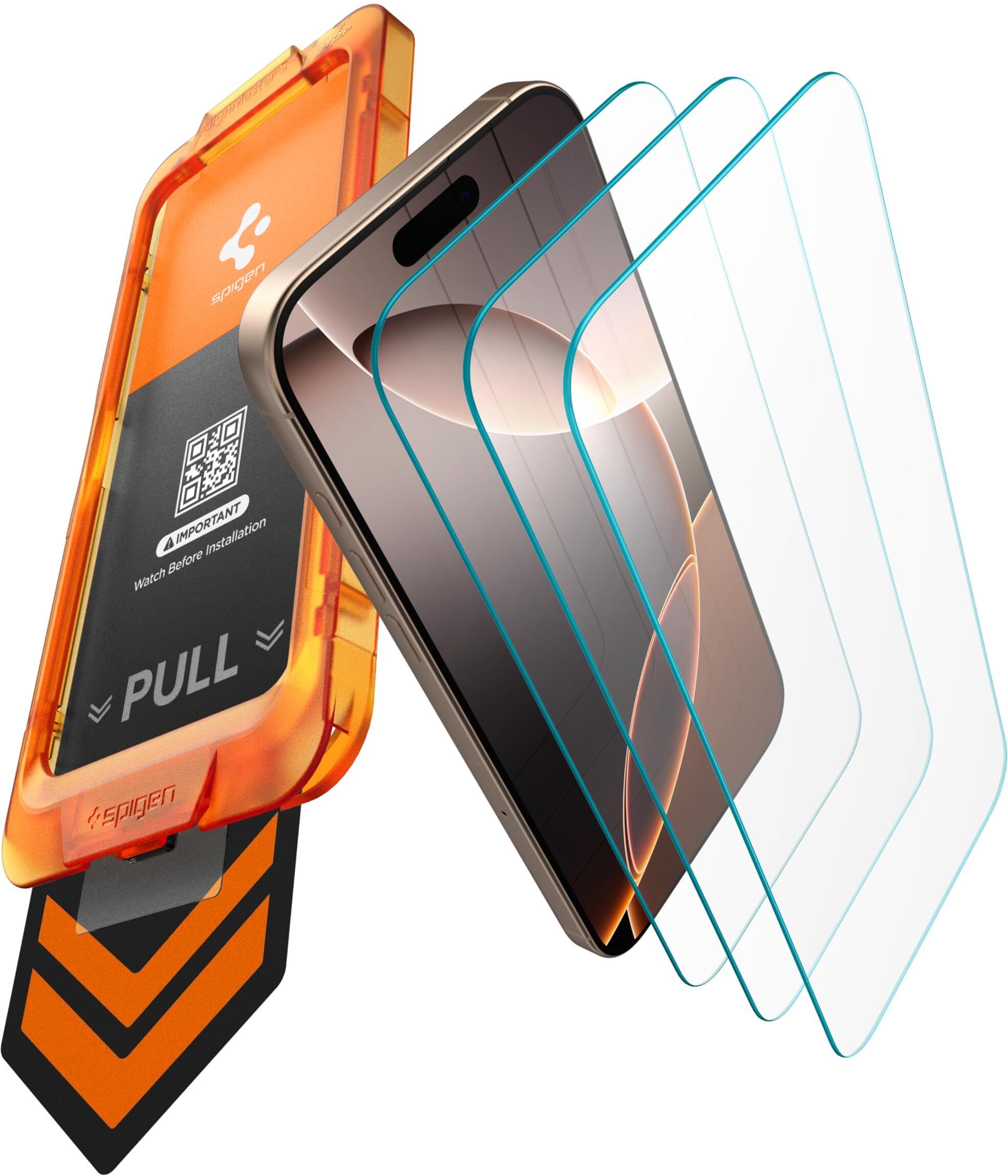 Spigen Tempered Glass Guard for iPhone 16 Pro