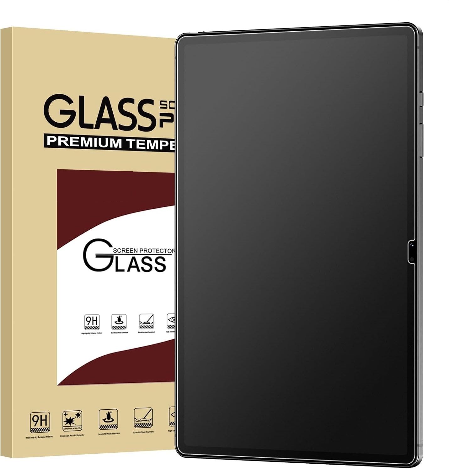 TECHSHIELD Tempered Glass Guard for Samsung Galaxy Tab S11 /S10 Lite/S9 FE/S9/S8/S7 (Matte)-image-25