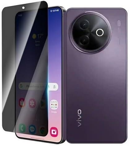 T MAGIC Tempered Glass Guard for Vivo Y39 5G Privacy Tempered Glass Screen Protector Case Friendly Easy Installation Kit-image-3