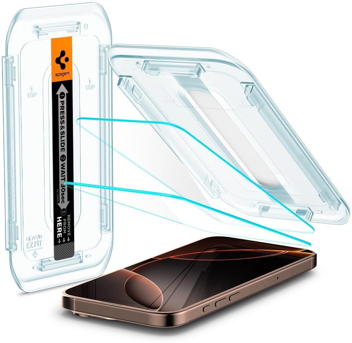 Spigen Tempered Glass Guard for iPhone 16 Pro Max-image-3