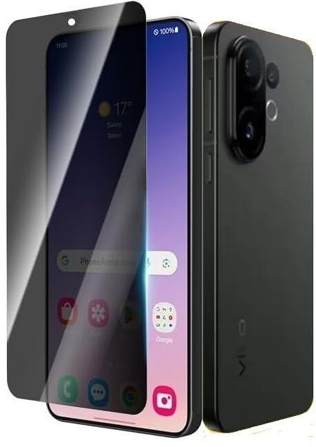 T MAGIC Tempered Glass Guard for Vivo X200 FE 5G Privacy Screen Protector Tempered Glass Film Bubble Free