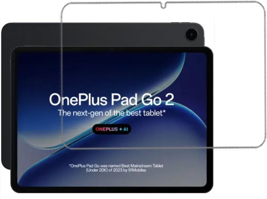 Mersal Tempered Glass Guard for OnePlus Pad Go 2 12.1 inch, Tablet Glass