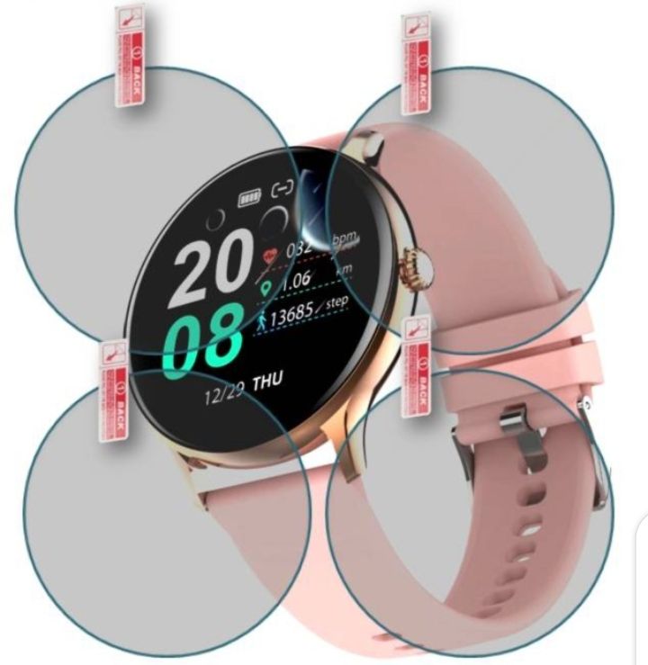 DB Tempered Glass Guard for FIRE - BOLTT HURRICANE WATCH TEMPERED GLASS (PACK OF 4)-image-10