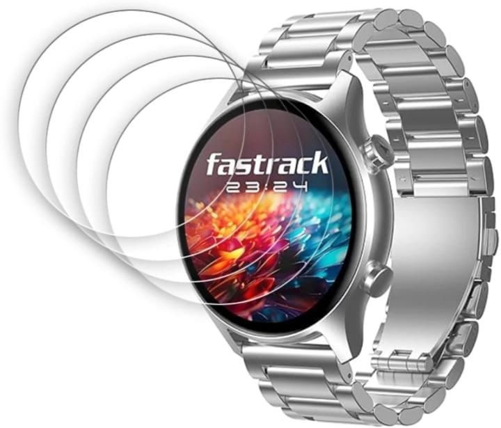 DB Tempered Glass Guard for FASTRACK ASTOR FR2 PRO 1.43 SMART WATCH TEMPERED GLASS (PACK OF 4)-picture-48