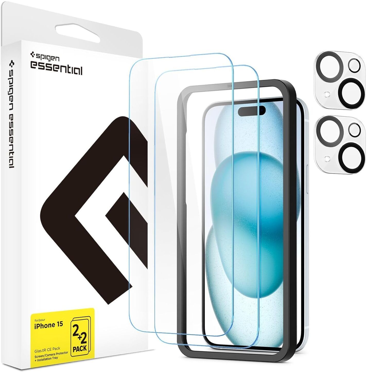 Spigen Edge To Edge Tempered Glass for Apple iPhone 15-picture-11