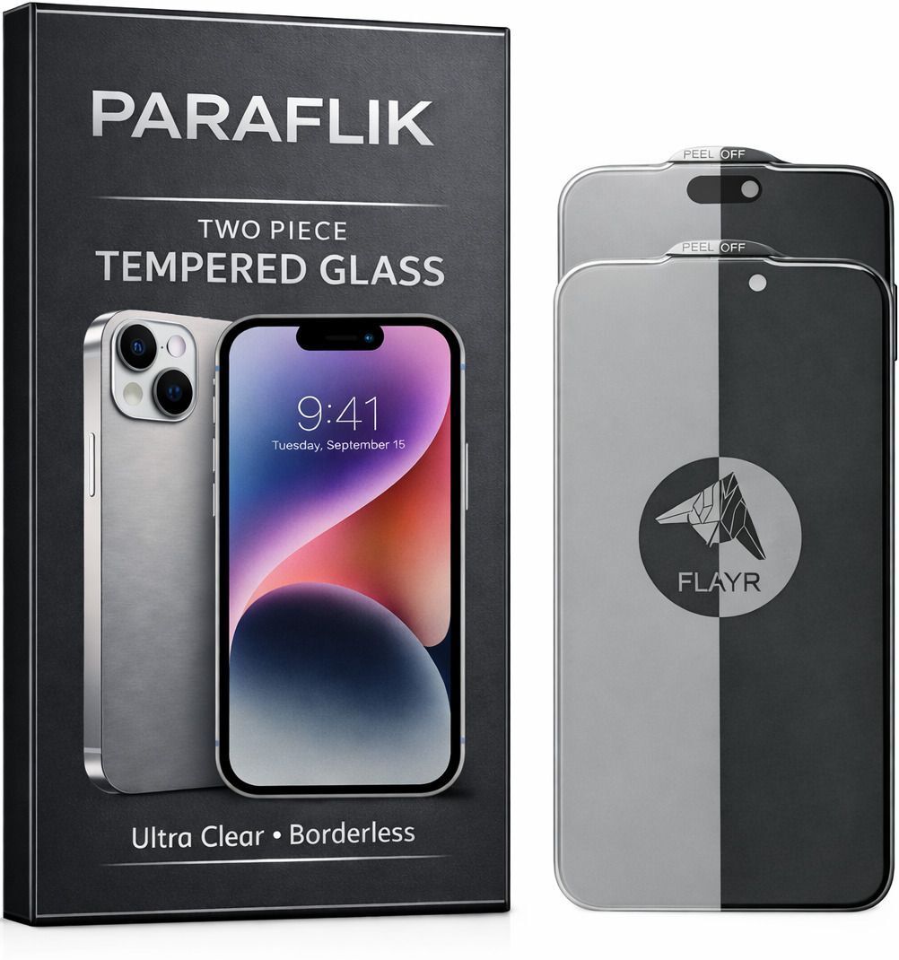 PARAFLIK Tempered Glass Guard for IPHONE 15 PRIVACY BORDERLESS FLAYR | ANTI-SPY | EXPLOSION PROOF | ANTISTATIC-image-39