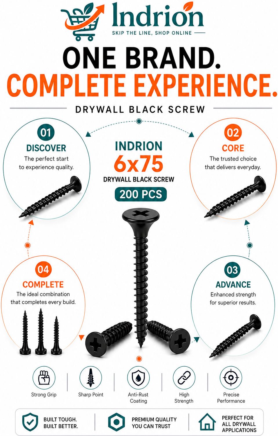 Iron Bugle Head Drywall Screw-image-10