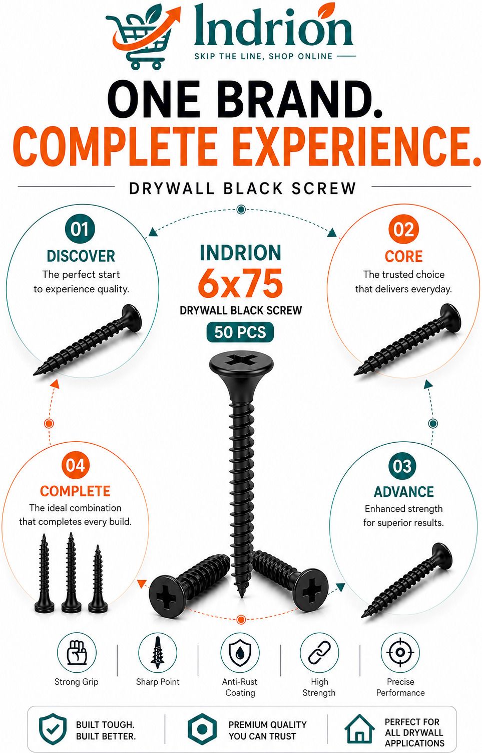 Iron Bugle Head Drywall Screw-image-8