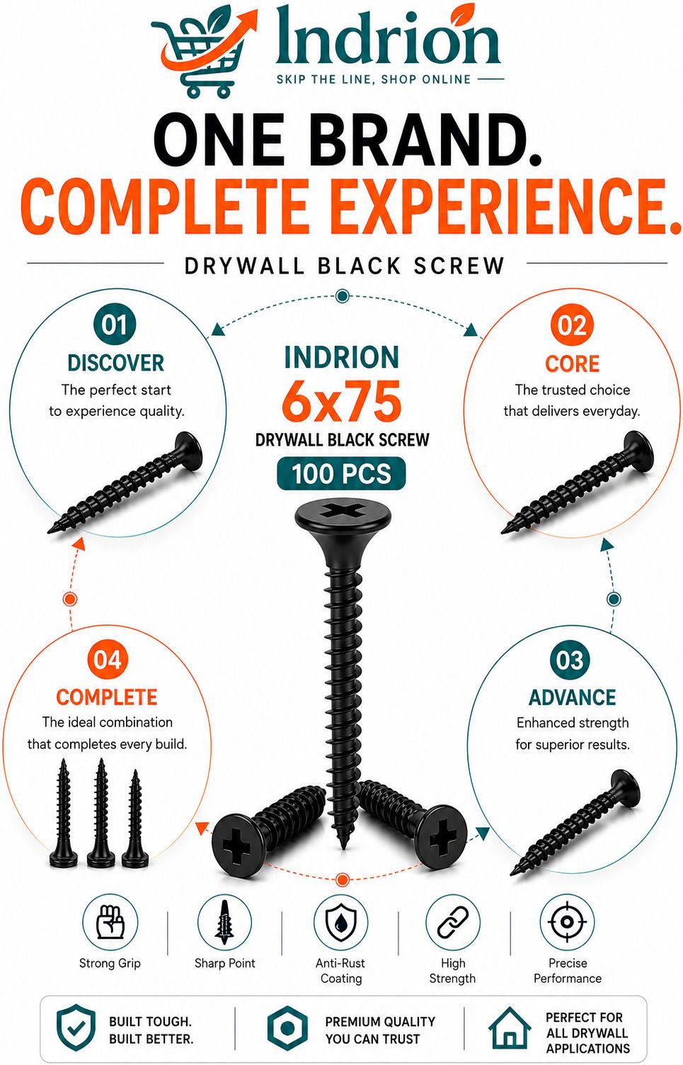 Iron Bugle Head Drywall Screw-image-9