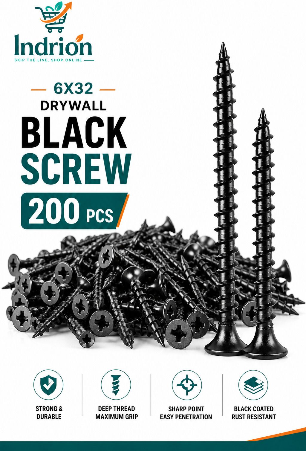 Iron Bugle Head Drywall Screw-image-7