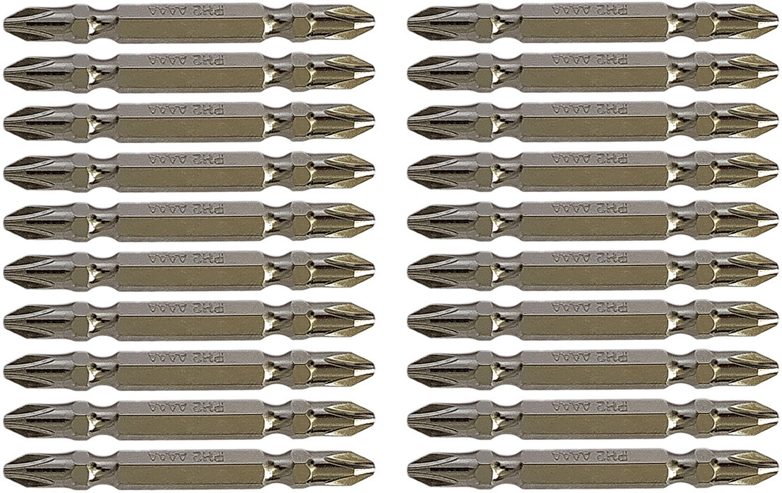 inditrust new 20pc set of Screwdriver ph2 bits plus plus (++) set Screwdriver Bit Set image 1
