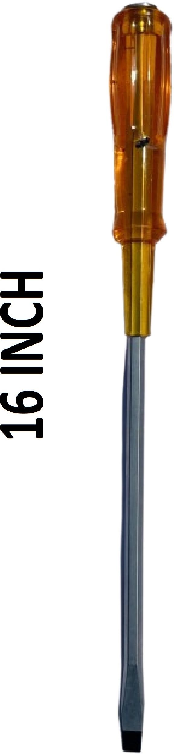 grabmoor 16" Hammer Head (-)Slotted Flathead Striking Magnetic Screwdriver Long Handle Screwdriver-picture-30