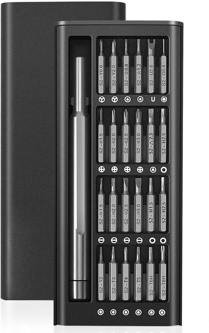 Mini Repair Tool Kit with 24 Precision Magnetic Screwdriver Bits Precision Screwdriver Set-image-11