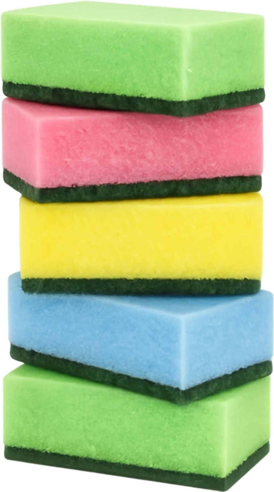 qqlike Original Kitchen Cleaning Sponge with Scrub Pad, Heavy Duty Scrub Sponge-picture-27