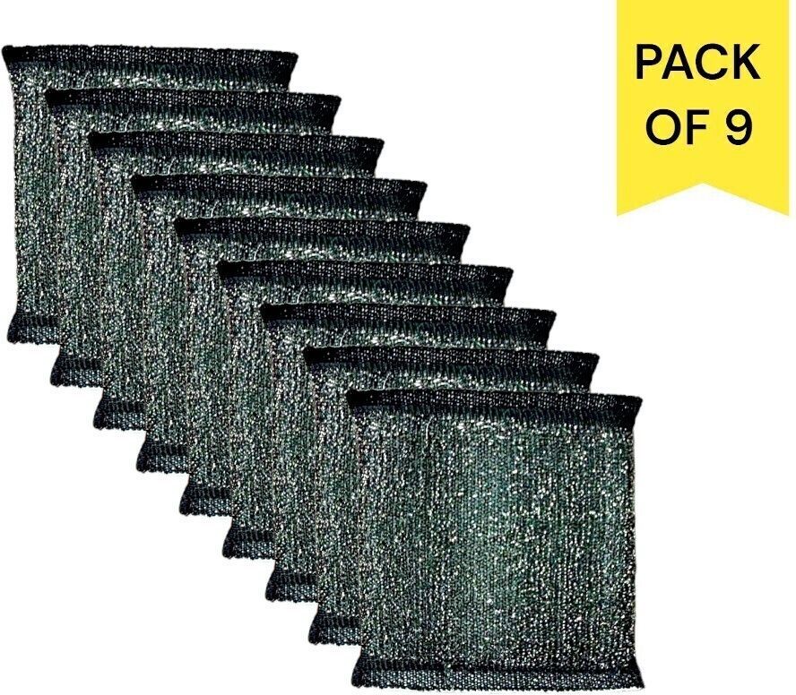 Silver Power Foam Wool Scrubber with Steel Loops for Oily Stains Dish Washing Stainless Steel Scrub-image-48