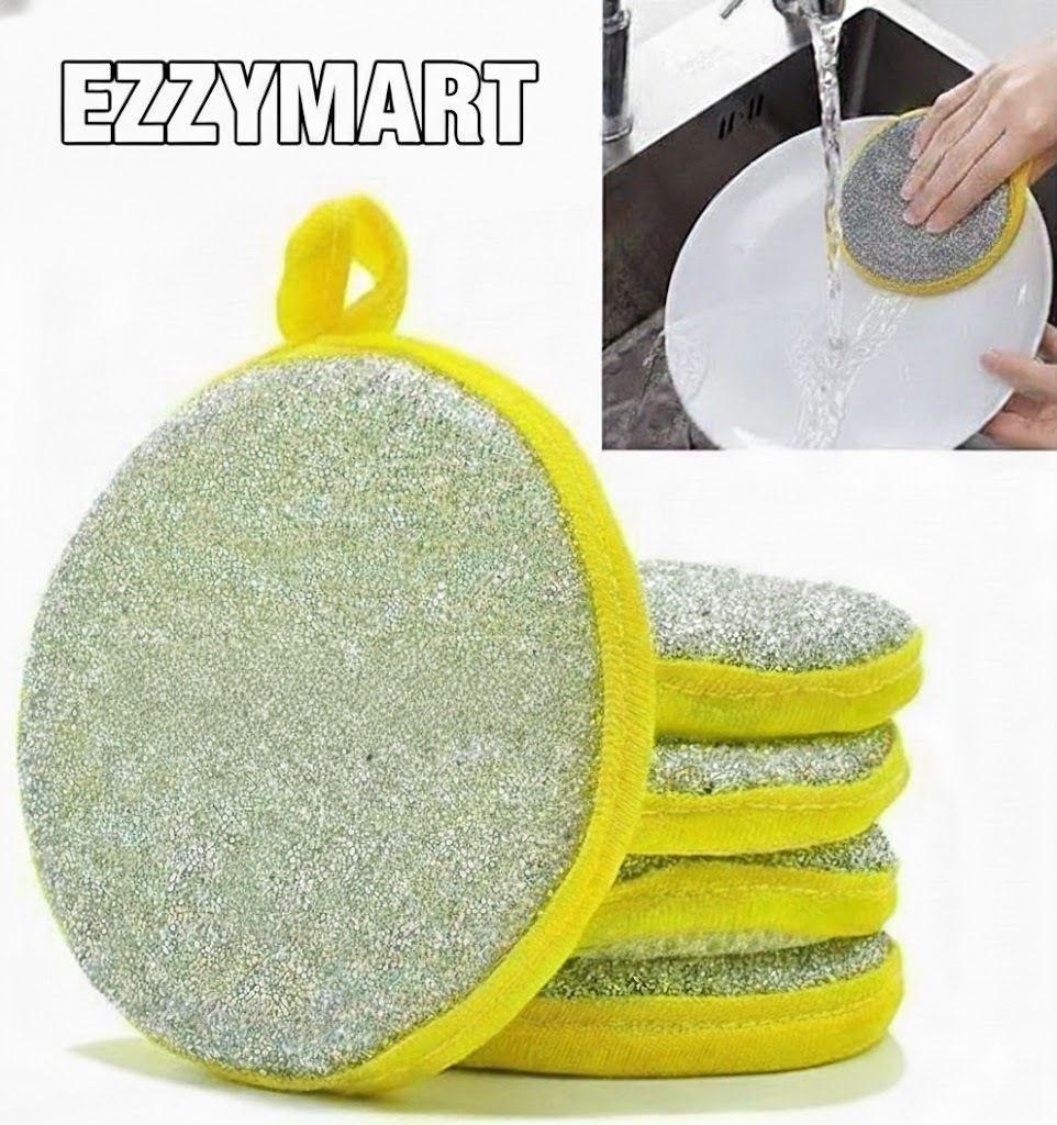 Dish Sponges Double Sided Non-Scratch Scrub Cleaning Sponges Pads Dishwashing Scrub Sponge-image-32