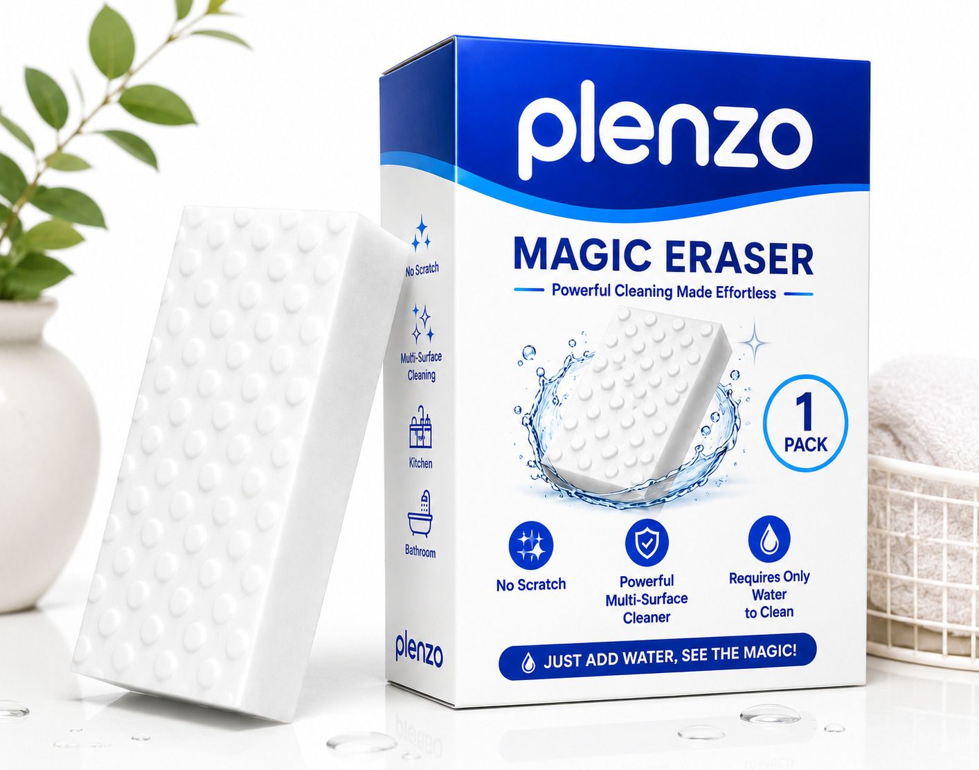 Magic Eraser Cleaning Sponge Scrub Sponge-image-42