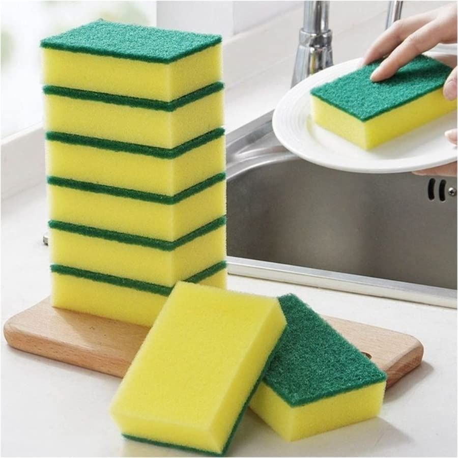 trendingkitchen Polyester Multipurpose Scrub Sponge - Dish Wash Scrubber Pads - Scrub Sponge Scrub Pad, Scrub Sponge, Sponge Wipe-picture-3