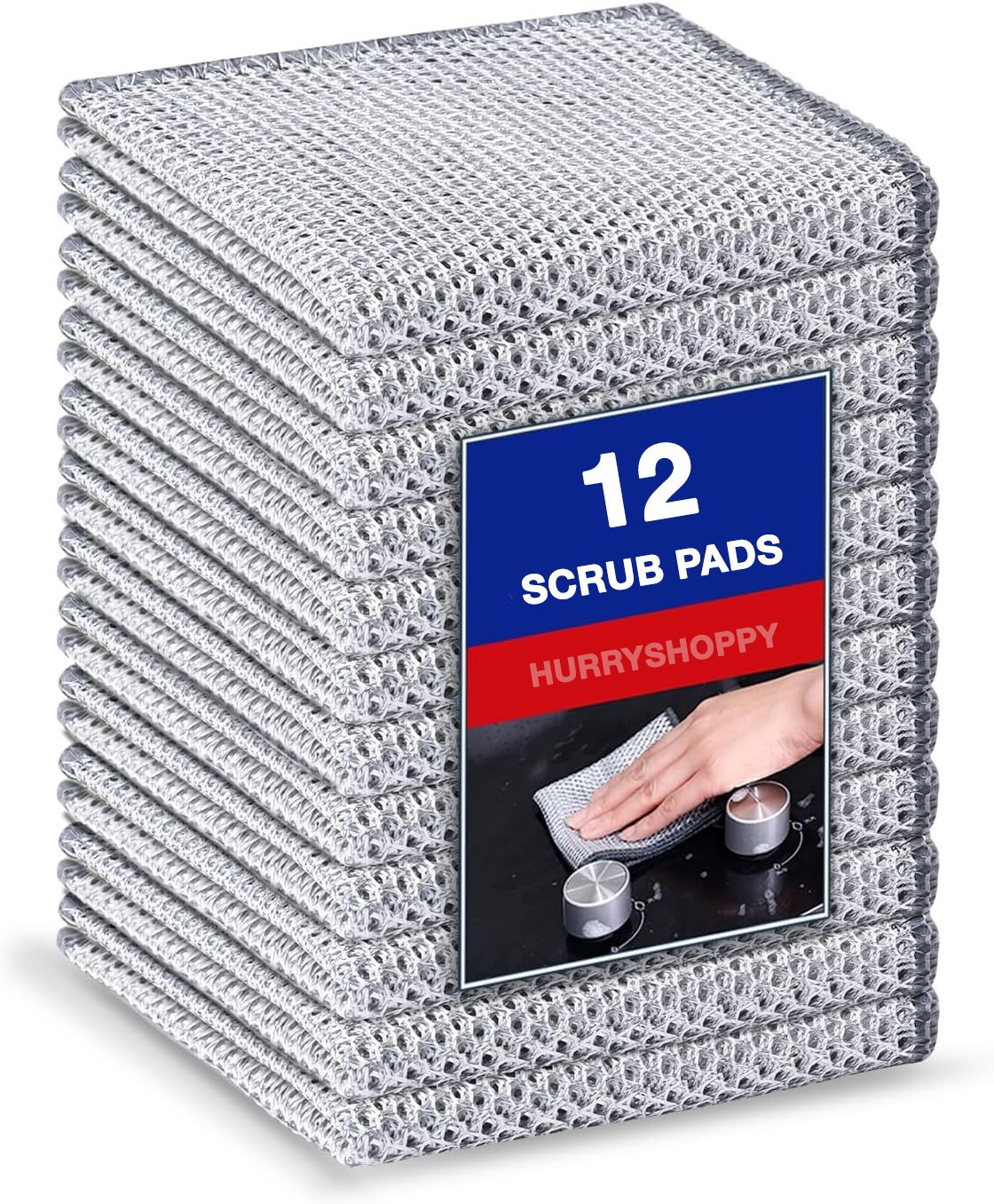 Non Scratch Wire Scrubber for Kitchen Wire Dish Washing Cloth Cleaning Rag Scrub Pad-image-37