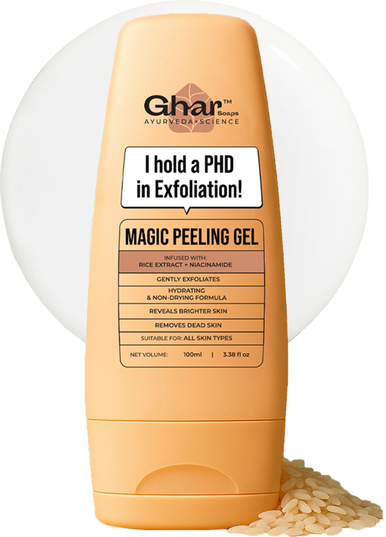 Magic Brightening Peeling Gel – Natural Dead Skin Remover & Hydrating Exfoliant Scrub-image-44