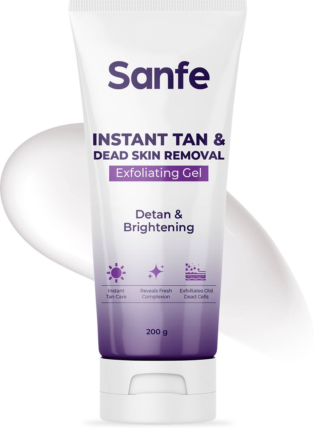 Sanfe Instant Tan & Dead Skin Removal Exfoliating Ge