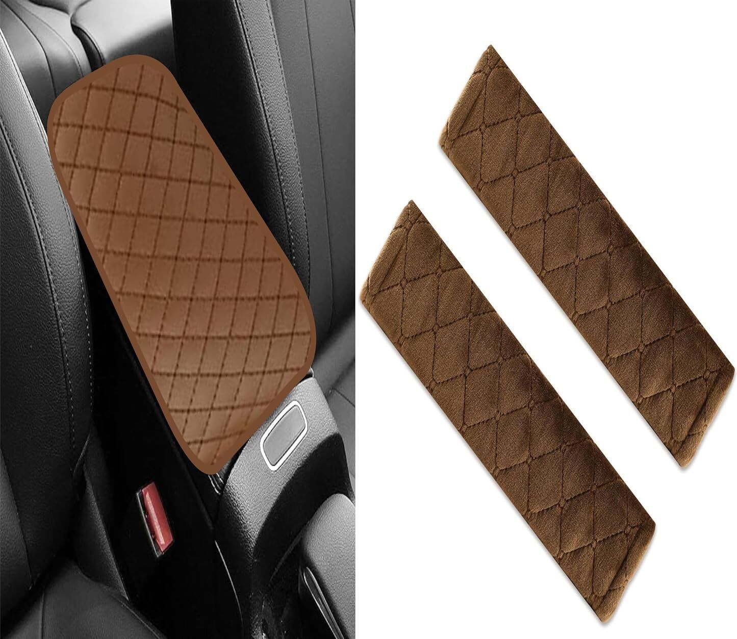 sshriradheauto Universal Car Seat belt Pad Cover for Adults and Children Seat Belt Cover-picture-27