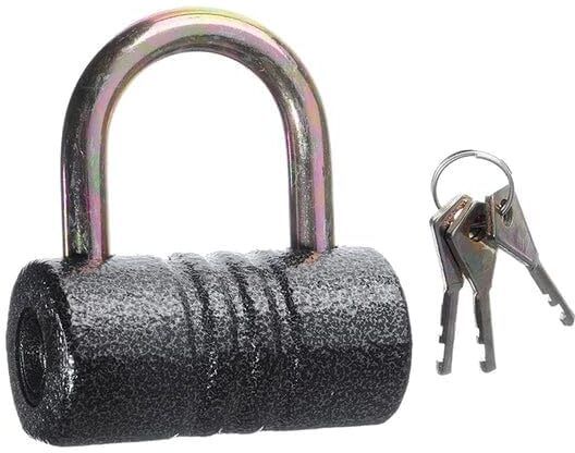 Drumstone Heavy Duty 82mm Solid Iron Pad Lock for Door, Gate Door, Gate & Locker Security-image-15