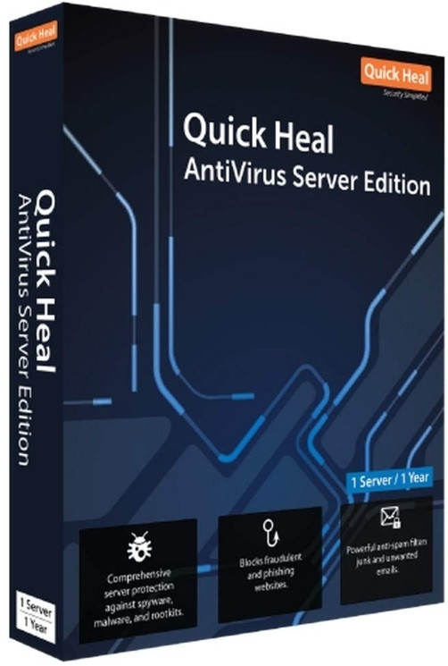Swastikcomputer Quickheal server edition 1 user 1 year image 1