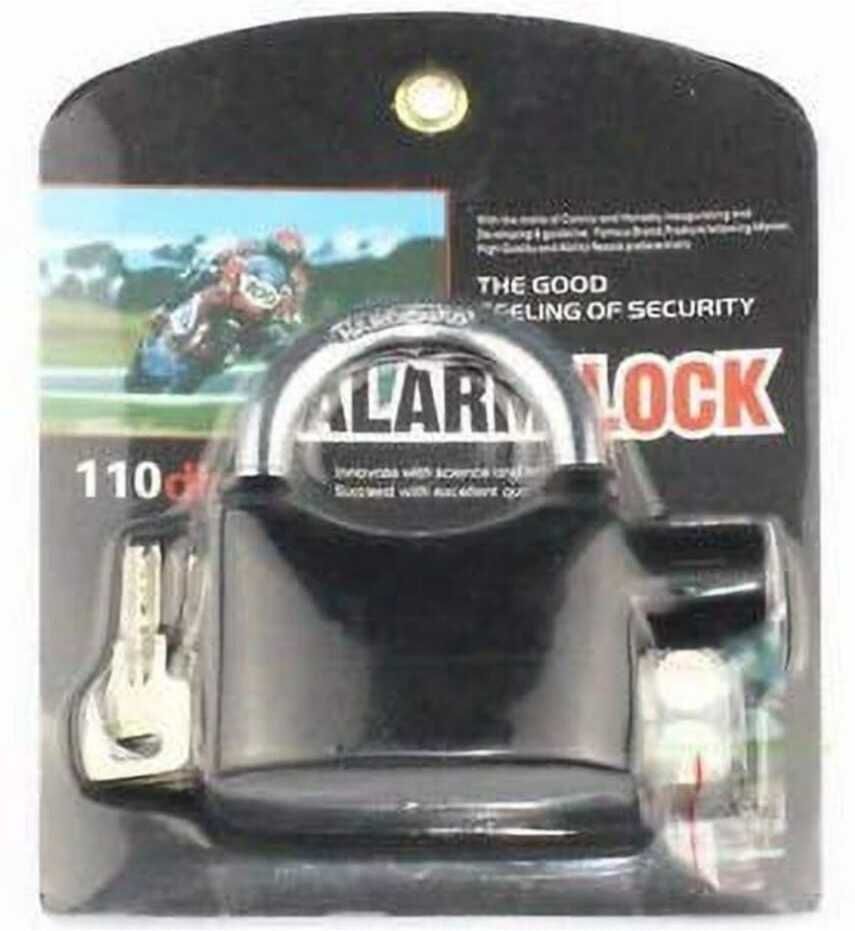 Kritam Home Office Alarm Security Lock with Motion Sensor and 3 Keys Padlock Siren Alarm Lock Shop, Bike Smart Sensor Safety Lock-image-46
