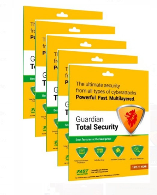 Guardian Total Security 5 User 1 Year image 1