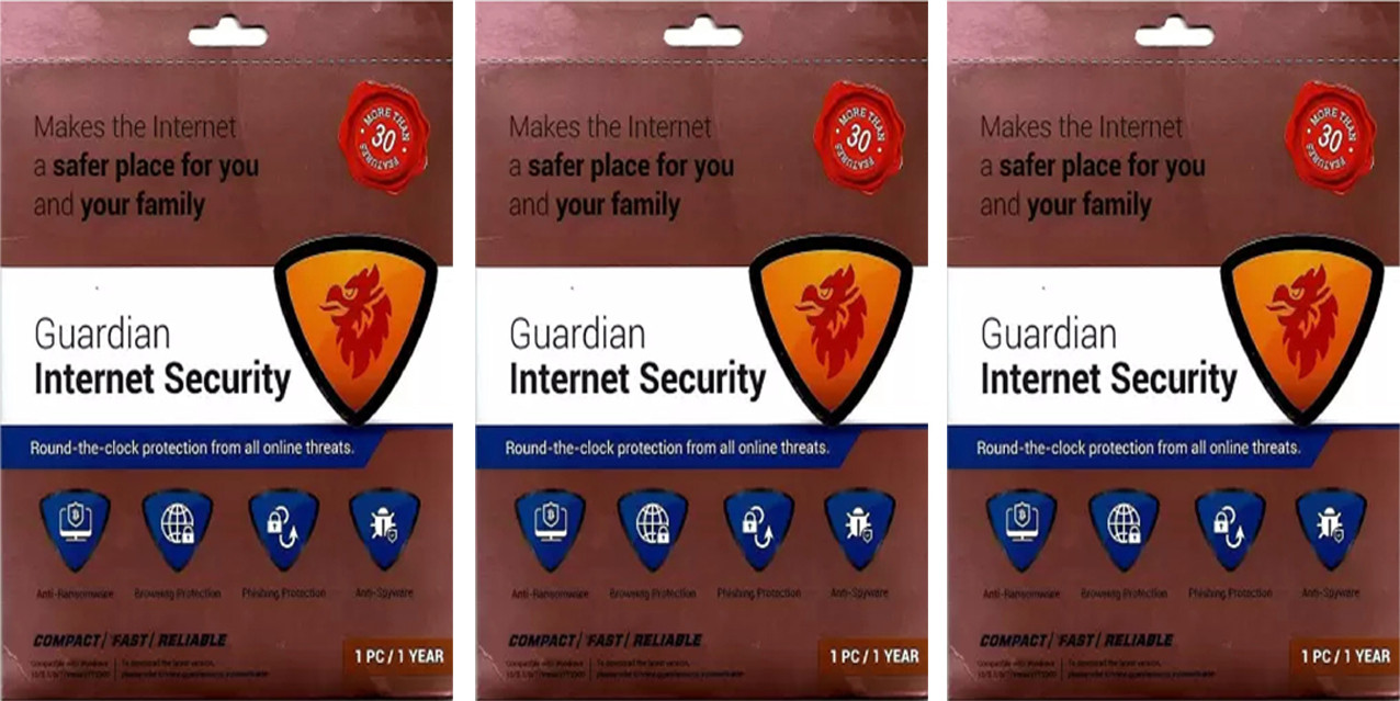 Guardian Internet Security 3 User 1 Year image 1