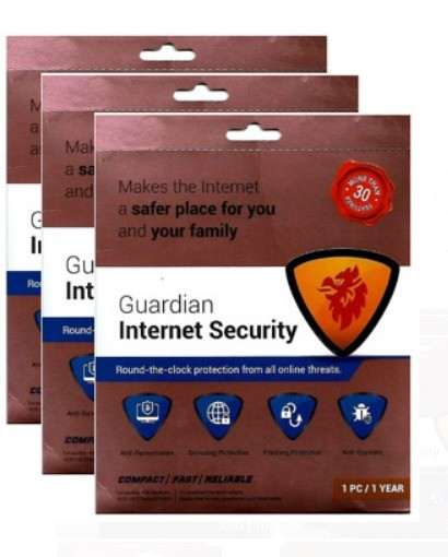 Guardian Internet Security 3 User 1 Year image 1