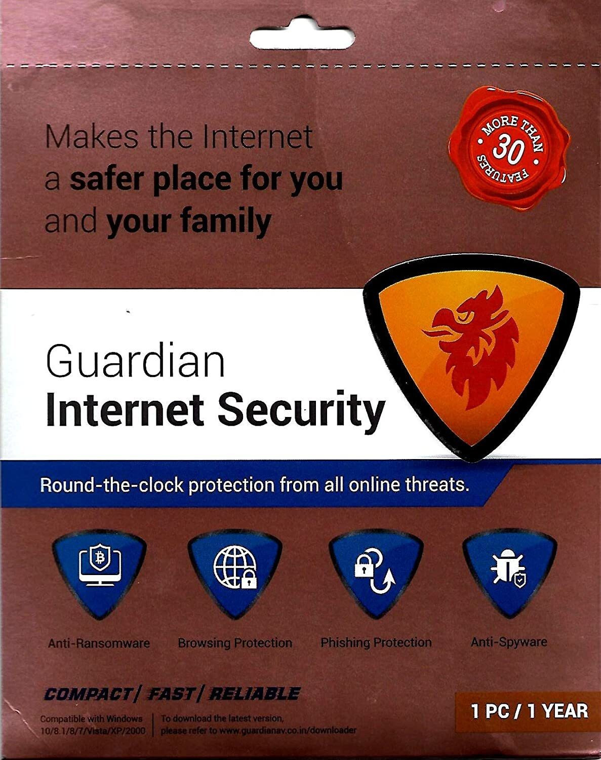 Guardian Internet Security 1 User 1 Year image 1