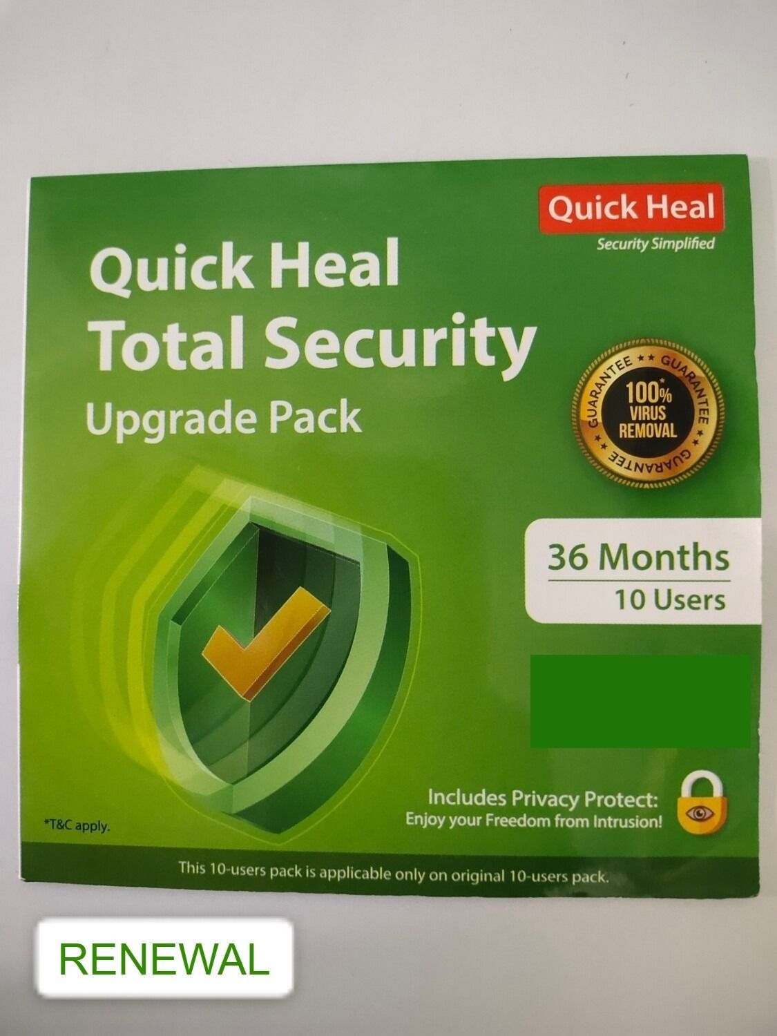QUICK HEAL Total Security 10 User 3 Years (Renewal)-picture-10