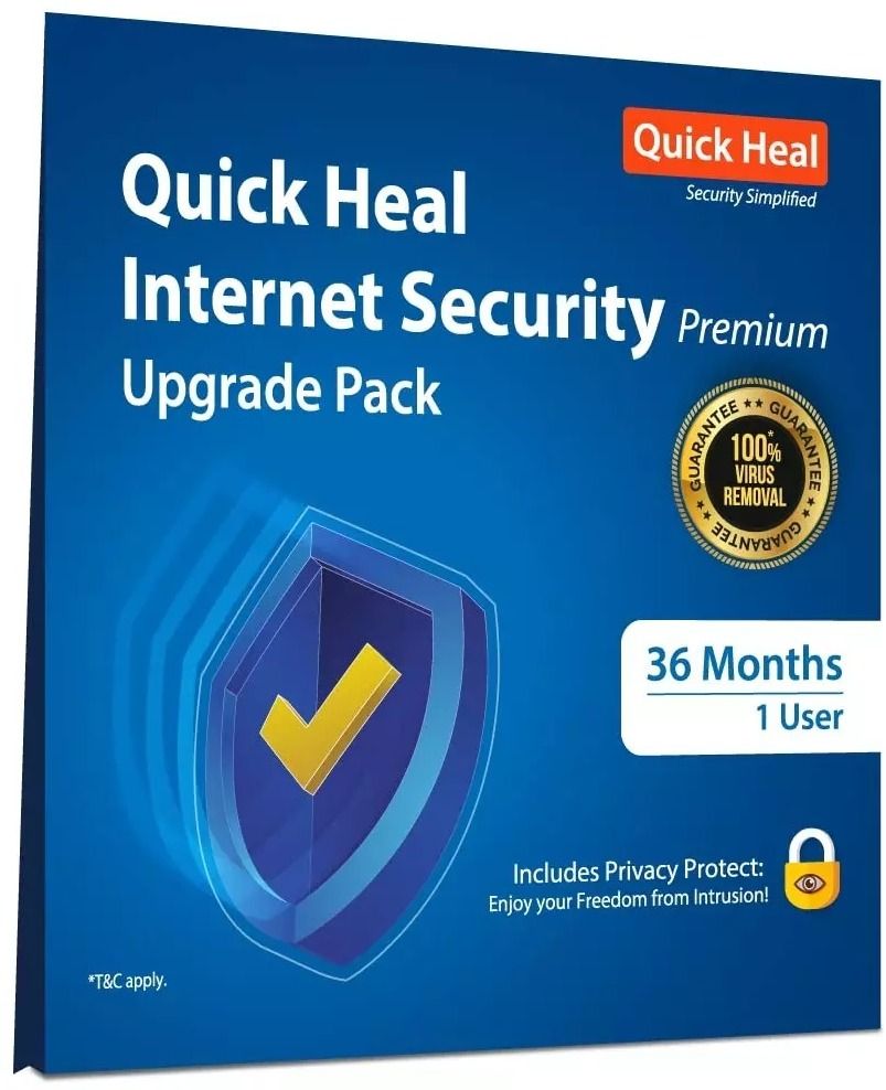 QUICK HEAL Internet Security 1 User 3 Years (Renewal)-picture-11
