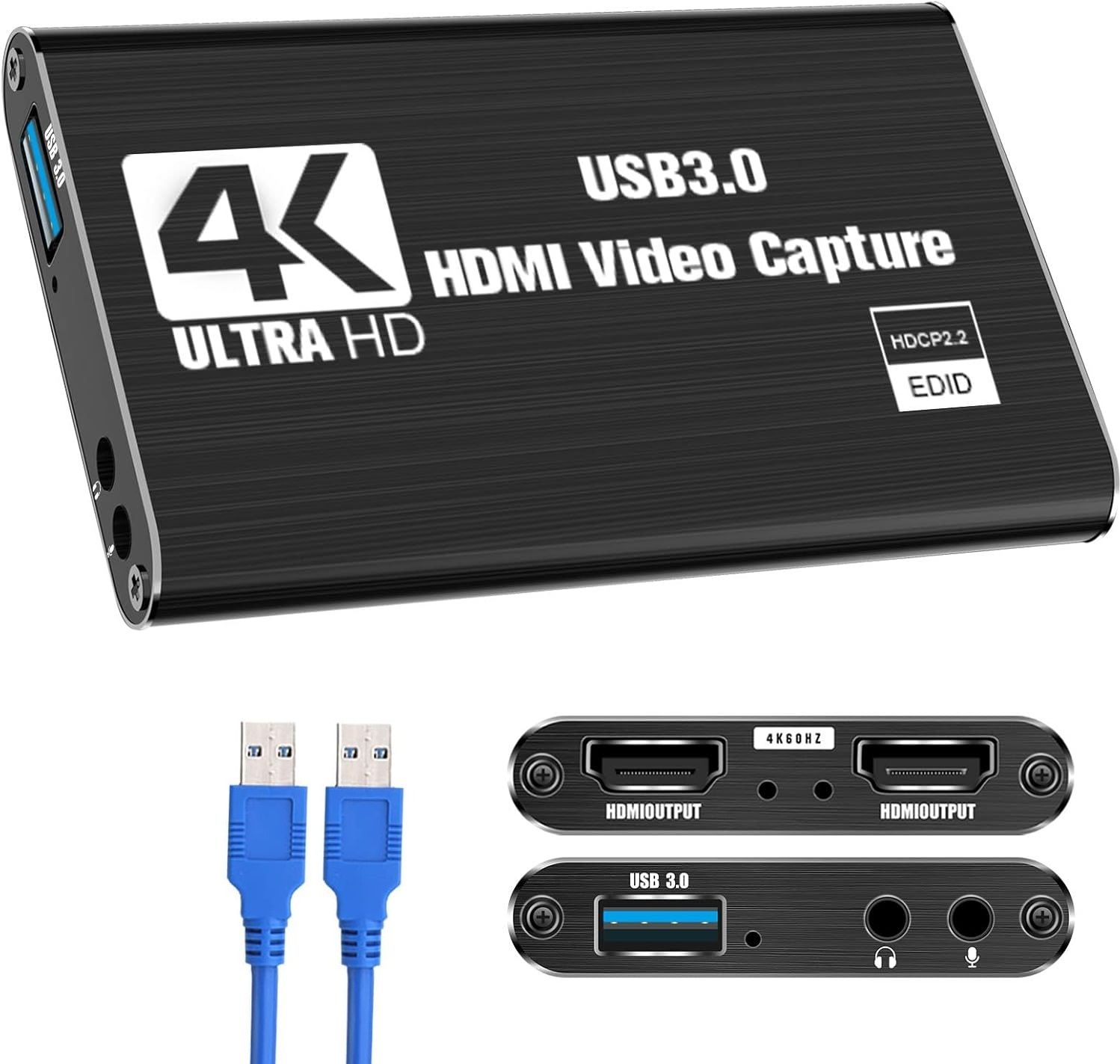 atdaraz 4K HDMI Game Capture Card, USB 3.0 1080p 60fps for Streaming, Nintendo Switch Media Streaming Device-picture-12