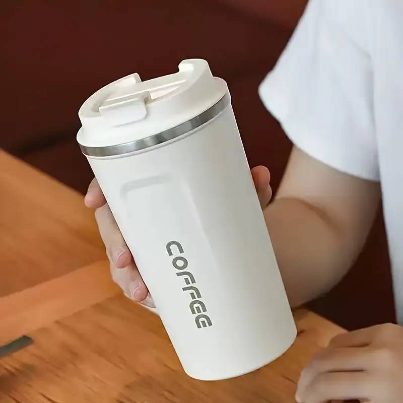 niloni Insulated Coffee Travel Mug Double Walled Stainless Steel Tumbler Self Heating Mug-picture-42