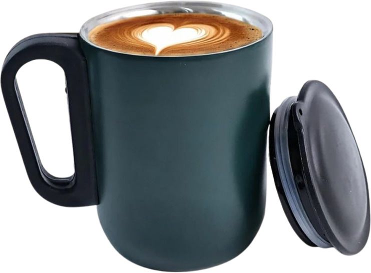 drumstone Double-Wall Insulation Hot & Cold Beverage Stainless Steel Mug 15 Years Warranty Self Heating Mug-picture-11