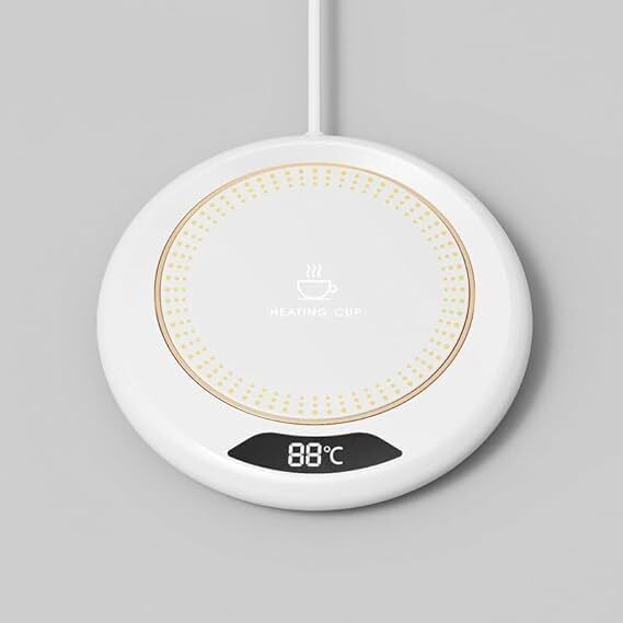 original mart Beverage Cup Warmer Auto Shut-Off Coffee Warmer Pad Self Heating Mug-picture-16