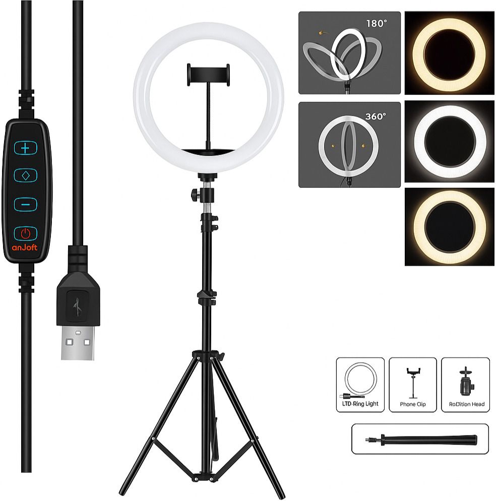 InPower 25 inch ring Selfie Flash With Tripod