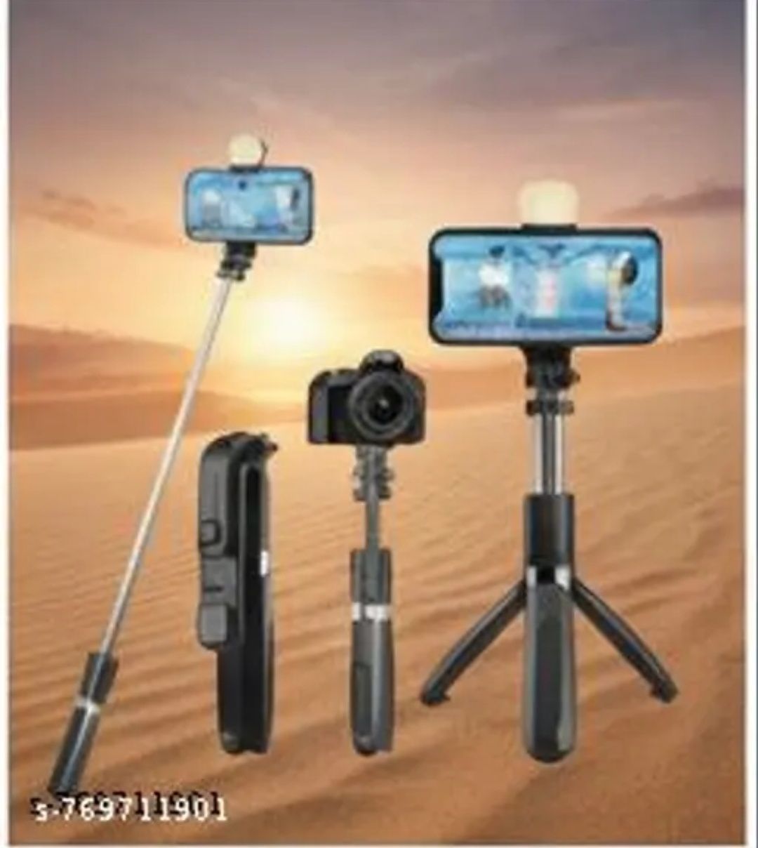 jrmart 10 inch ring Selfie Flash With Tripod-image-20