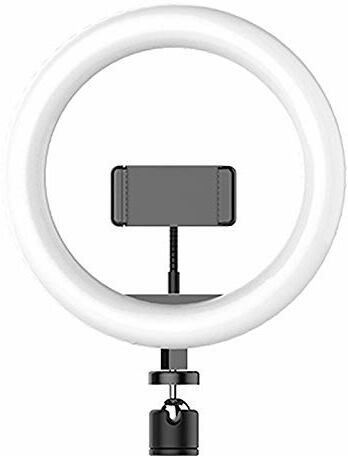 LionBolt LED Ring Light Dimmable Studio Lighting with Phone Holder Ring Flash