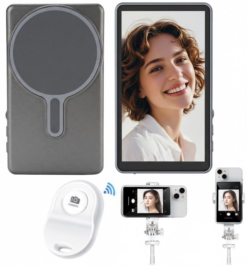 TECHPANDA black screen Bluetooth Selfie Stick-picture-23