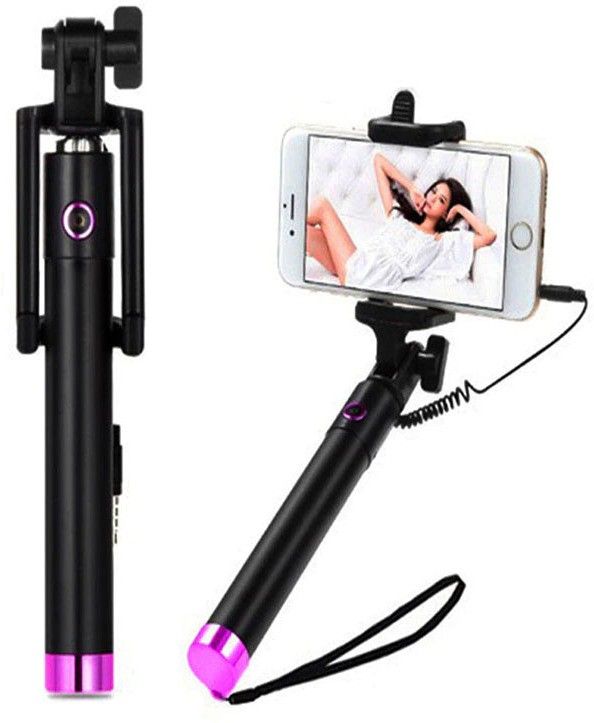 RENTOOR UNIVERSAL WIRED HANDHELD MONOPOD FOR PHONE HOLDER OR PHOTOGRAPHY VIDEO RECORDING YOUTUBE REELS & CAPUTURE Cable Selfie Stick-image-34